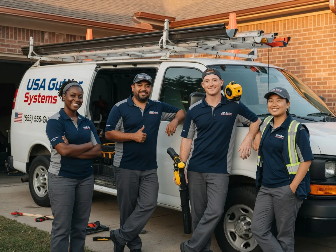 Gutter Installation company in Ben Franklin, TX